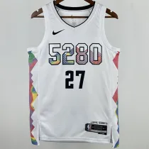2025 Nuggets MURRAY #27 White City Edition NBA Jersey