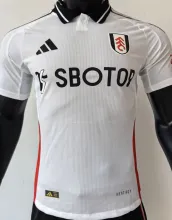 2024/25 Fulham Home White Player Version Soccer Jersey