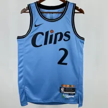 2025 Clippers LEONARD #2 Blue NBA Jerseys