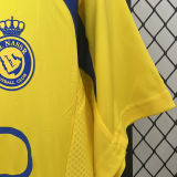RONALDO #7 Al Nassr Home Yellow Fans Jersey 2024/25 (Cup Font 杯赛字体) ★★