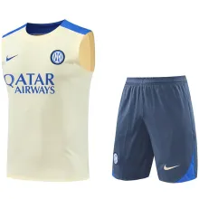 2025 In Milan Light Yellow Vest Training Jersey(A Set)