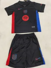 2024/25 BA Away Black Kids Soccer Jersey 胸前大广告