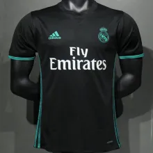 2017/18 RM Away Black Retro Player Version Soccer Jersey 球员版