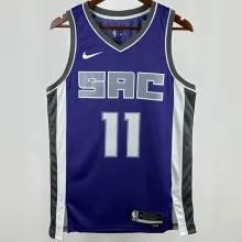 2024/25 Kings SABONIS #11 Purple NBA Jerseys 热压