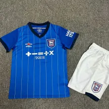 2024/25 Ipswich Town Home Blue Kids Soccer Jersey