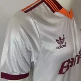 1992/94 Roma Away White Retro Soccer Jersey