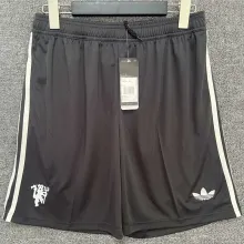 2024/25 M Utd Black Shorts Pants