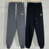 2025 Bird Home Black Cotton sports ankle pants style