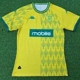 2024/25 JS Kabylie Home Yellow Player Version Soccer Jersey 卡比利亚