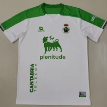 2024/25 Racing Santander Home White Fans Soccer Jersey 桑坦德竞技