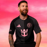 2025/26 Inter Miami Away Black Kids Soccer Jersey