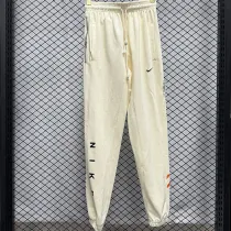 2025 Nk~ Off-White Pure Cotton Sports Trousers Zipper style