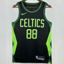 2025 Celtics QUETA #88 Black City Edition NBA Jerseys