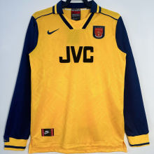 1996/98 ARS Away Yellow Retro Long Sleeve Soccer Jersey
