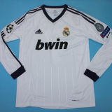 2012/13 RM Home Retro Long Sleeve Player Version Jersey 球员版