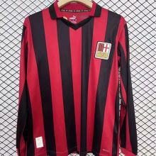 2025 AC Milan 125Th Anniversary Long Sleeve Fans Soccer Jersey