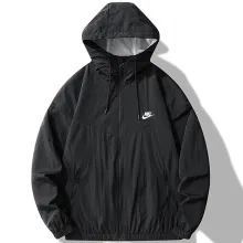 2025 Nk~ Black Windbreaker （6578）