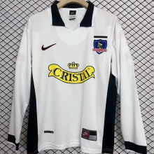 1997/98 Colo-Colo Home White Long Sleeve Retro Soccer Jersey