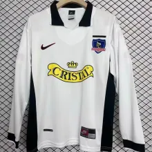 1997/98 Colo-Colo Home White Long Sleeve Retro Soccer Jersey