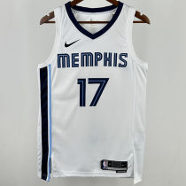 2024/25 Grizzlies KAWAMURA #17 White NBA Jerseys 热压