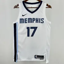 2024/25 Grizzlies KAWAMURA #17 White NBA Jerseys 热压
