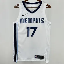2024/25 Grizzlies KAWAMURA #17 White NBA Jerseys 热压