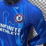 2024/25 CFC Home Blue Player Version Long Sleeve Jersey 带胸前广告