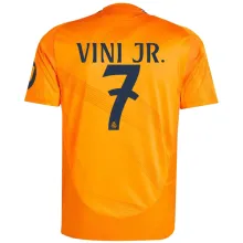 VINI JR． #7 RM Away Fans Jersey 2024/25 （UCL Font) ★★