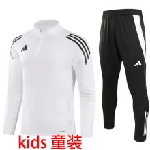 2025 Ad~ White Kids Sweater Tracksuit