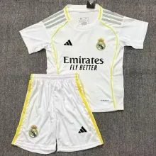 2025/26 RM Home White Kids Soccer Jersey