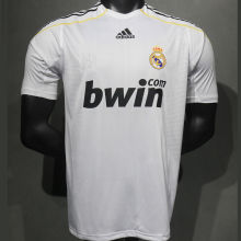 2009/10 RM White Home Retro Player Version Soccer Jersey 球员版