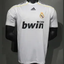 2009/10 RM White Home Retro Player Version Soccer Jersey 球员版