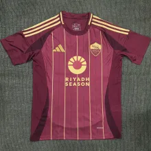 2024/25 Roma Home Red Fans Soccer Jersey