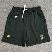 2025 NK Black Embroidered Multicolor Logo Casual Short Pants CN02黑
