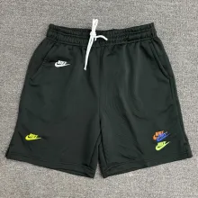 2025 NK Black Embroidered Multicolor Logo Casual Short Pants CN02黑