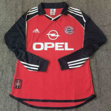 2000/01 BFC Home Red Retro Long Sleeve Soccer Jersey