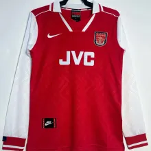 1996/98 ARS Home Red Retro Long Sleeve Soccer Jersey