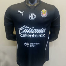 2024/25 Chivas Black GK Player Version Soccer Jersey