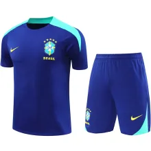2025 Brazil Sapphire Blue Training Jersey(A Set)