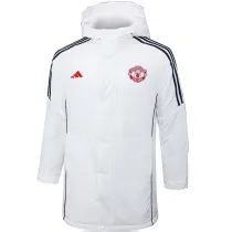 2024/25 M Utd White Cotton Jacket