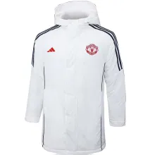 2024/25 M Utd White Cotton Jacket