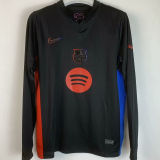 2024/25 BA Away Black Long Sleeve Fans Soccer Jersey 胸前大广告