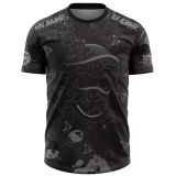 2025 Palestine Black Fans Soccer Jersey 旗帜特别版