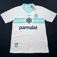 1996/97 Marseille Home White Retro Soccer Jersey