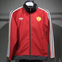 2025 M Utd Red Retro Jacket (Only A Jacket) 单件上衣