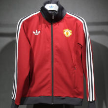 2025 M Utd Red Retro Jacket (Only A Jacket) 单件上衣