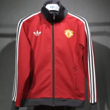 2025 M Utd Red Retro Jacket (Only A Jacket) 单件上衣