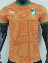 2025 Ivory Coast Home Orange Player Version Jersey