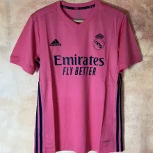2020/21 RM Away Pink Retro Fans Soccer Jersey