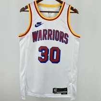 2024/25 Warriors CURRY #30 White Retro NBA Jerseys 热压